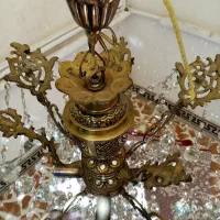 لوستر 4شاخه برنزی