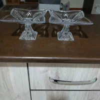 شکلات خوری و شیرینی خوری کریستال ژاپنی ستفاده نشده