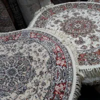 فرش۱۰۰۰شانه اولیا قصری دایره ۱×۱ سایز ست کامل|فرش|تبریز, |دیوار