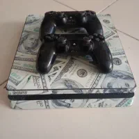ps4 اسلیم یک ترابایت کپی خور دو دسته