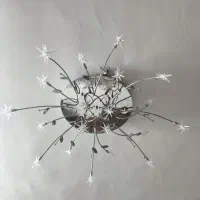 لوستر ریموت دار  و آباژور ایستاده طرح ستاره