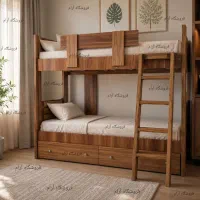 تخت دوطبقه و تکنفره سناتور برای فضای کم اتاق