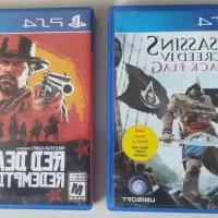 بازی PS4 RED DEAD2 و ASSASSIN'S CREED BLACK FLAGE