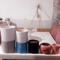 ۷عددگلدان سرامیکی