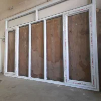 پنجره پی وی سی حفاظ اکاردیونی درب سرویس شاخ گوزنی