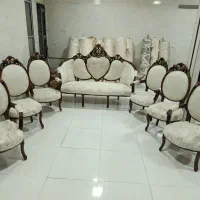 مبل استیل کلاسیک 9 نفره نو به قیمت تولیدی|مبلمان خانگی و میز عسلی|تهران, شهرک ابوذر|دیوار