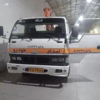 امداد خودرو با کفی تمام هیدرولیک و جرثقیل