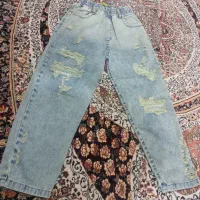 شلوار جین دخترانه درحد نو