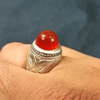 انگشتر عقیق دست ساز رکاب استاد بصیری