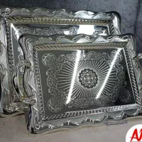 سینی پذیرایی دو تیکه|ظروف سرو و پذیرایی|شیراز, بازار|دیوار