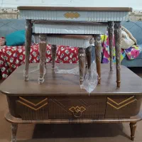 میز جلو مبل و سه عدد عسلی|مبلمان خانگی و میز عسلی|فین, |دیوار