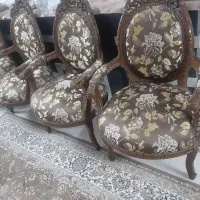 استیل سلطنتی ۹ نفره چوب گردو روکوبی جدید