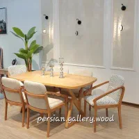 آویسا میز ناهارخوری دیپلمات با صندلی سزار|میز و صندلی غذاخوری|تهران, الهیه|دیوار