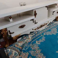 میز  جنس ملامیه جدید با  قابلیت بزرگ و  کوچک شدن