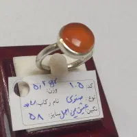 انگشتر نقره عقیق یمن اصل