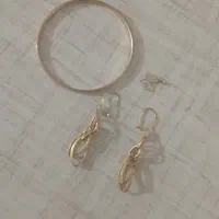 طلا.النگو آینه ای.گوشواره .پلاک