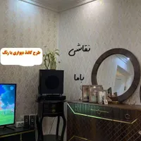 نقاشی طرح کاغذ دیواری با رنگ|خدمات پیشه و مهارت|اشتهارد, |دیوار