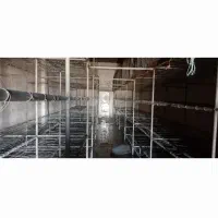 طبقات گانوانیزه تولید قارچ|ماشینآلات صنعتی|فولادشهر, B5|دیوار