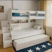 تخت دوطبقه و یا سه تخته مدل بولو/چکی