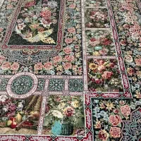 فرش ۱۲متری باغ ارم معاوضه بایک جفت فرش۹متری