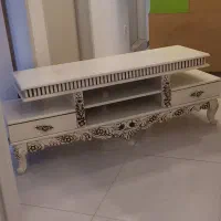 میز تلویزیون چوبی منبت کاری