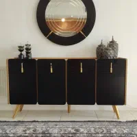 ست آینه کنسول ومیزتی وی ست شیک