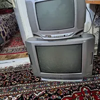دوعددتلویزیون ۲۱اینچ و۱۴اینچ سالم وتمیز