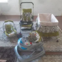 ست کالسکه وکمک مادرگهواره،کالسکه،کریر،روروئک