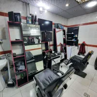 دکور آرایشگاه مردانه|آرایشگاه و سالنهای زیبایی|رشت, معلولین|دیوار