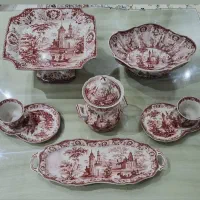 ظروف اکسفورد  ابی و قرمز