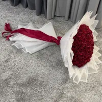 دسته گل روبانی