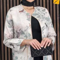 شومیز مانتویی  کتی جلو باز طرحدار