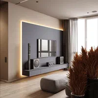 طراحی واجرای تخصصی دیوار تی وی