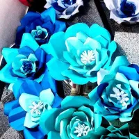 گل دکوراتیو کاغذی