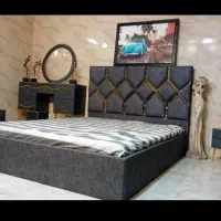 سرویس خواب قیمت مناسب کرم و طوسی زرین|تخت و سرویس خواب|یاسوج, |دیوار