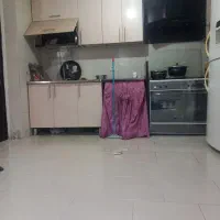 کابینت بدنه فلز درب ام دی اف سالم تمیز یخچال