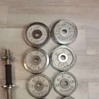 یک عدد دمبل استیل روکش کروم خارجی ۱۰ کیلویی|تجهیزات ورزشی|تهران, خلیج فارس|دیوار