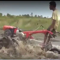 شخم زنی باغ و باغچه با تیلر