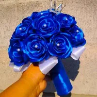 دسته گل عروس و برا کادویی|گل مصنوعی|ارومیه, |دیوار