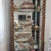 بوفه ویترین برنز