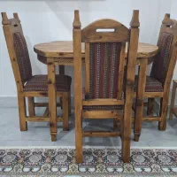 میز نهارخوری چهار نفره چوبی