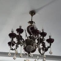 لوستر چینی برنز 12 شعله