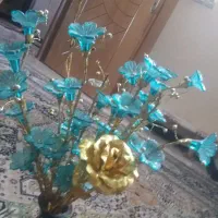 گل تزیینی کریستال و گل طلا|گل مصنوعی|اصفهان, ملک‌شهر|دیوار