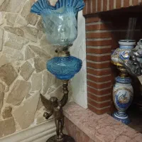 حراج کریستال چک آباژور چینی چراغ نفتی