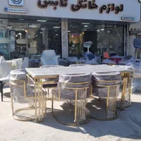 میز و صندلی نهار خوری ناهارخوری۶ نفره فلز زنبوری|میز و صندلی غذاخوری|کرمانشاه, |دیوار