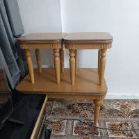 میز عسلی یا جلو مبلی چوب