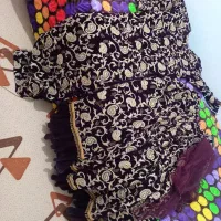 لباس محلی مخمل در حد نو