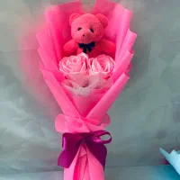 دسته گل خرسی|گل مصنوعی|فردیس, قریشی|دیوار