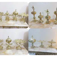 ظروف پذیرایی برنجی و آلیاژی کنارسالنی