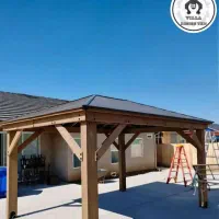 ساخت انواع آلاچیق با کف قیمت|خدمات پیشه و مهارت|کرمانشاه, |دیوار